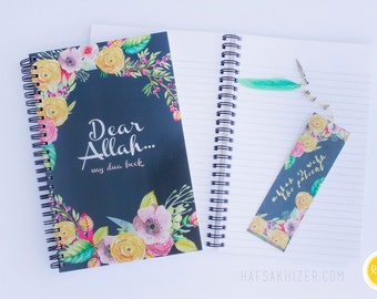 Islamic Journal, islamic Notebook, Dua Journal, Dua Book, Dear Allah, islamic wedding, islamic gift, Eid Gift, Islamic Stationary, birthday