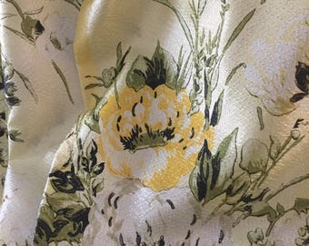 1960's floral vintage/retro curtains/Caravan/Camper Van x 3 pieces