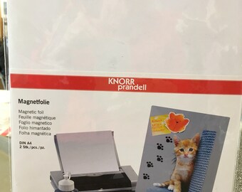 Magnetic sheet for jet d printer ink to customize