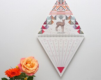 2018 Triangle Wall Calendar