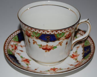 Vintage ROSINA Bone China Tea Cup and Saucer #3834