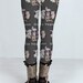 Go Vegan Art Digital Printed Leggings