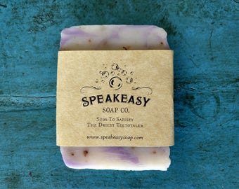 Lavender Speakeasy Soap, vegan, handmade soap, olive oil soap