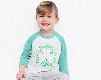 Shamrock Confetti Tee // St. Patrick's Day Shirt // Gender Neutral // Confetti // Shamrock