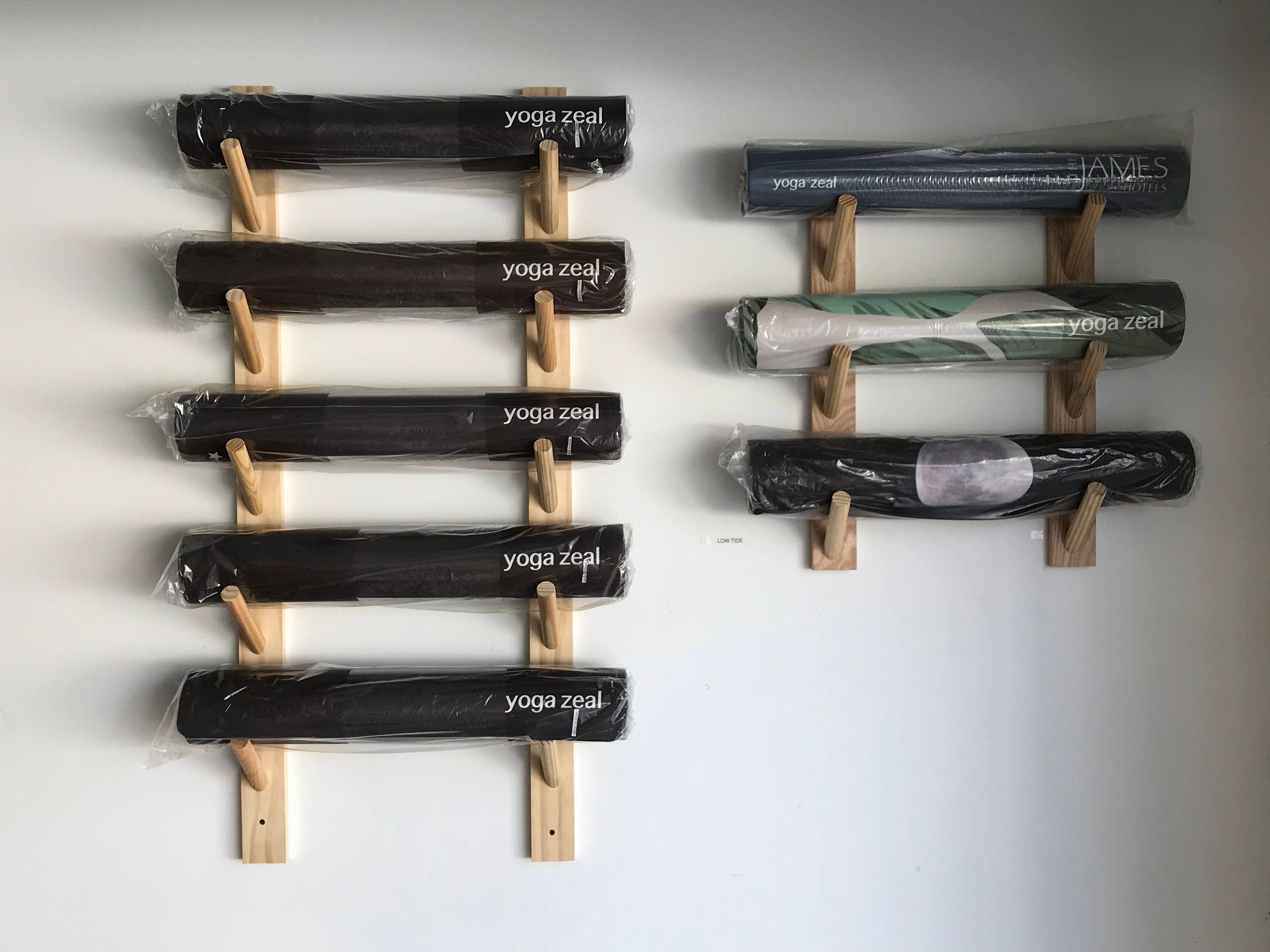Yoga Mat Rack / Custom Yoga Mat Rack / Mat Storage / Hang Yoga