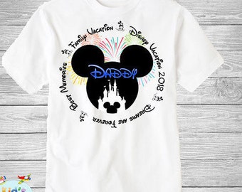 Family disney world shirts 2018, Disney Family Shirts, Matching Family Disney Shirts, Personalized Disney Shirts for Family 2018 des46