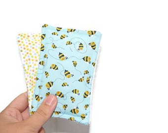 Reusable Sponge | Unsponge | Eco Friendly | Cleaning or Kitchen Sponge | Cotton and Terry Cloth | Urban Zoologie | Bumble Bees | Polka Dots