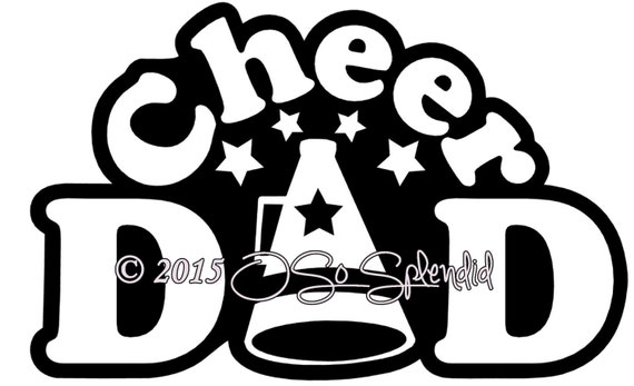 Download Items similar to Cheer Dad Digital Vector Graphic File - Personal Use (Commercial Available ...