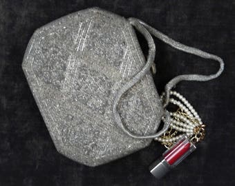 Beaded Evening Bag made by Delill in Japan