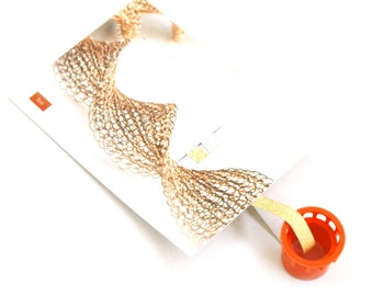 Wire crochet tool ISK invisible spool knitting Starter tool SMALL Wire work loom yoola pattern tube necklace starter