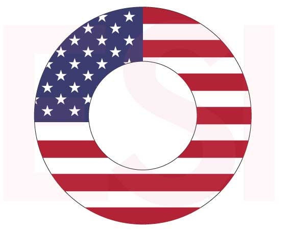 Download American flag svg circle monogram frames 4th of July svg