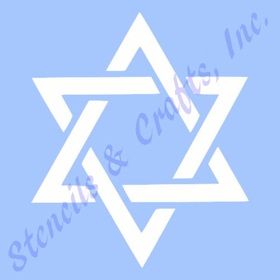 4 star of david stencil celestial stencils stars sky
