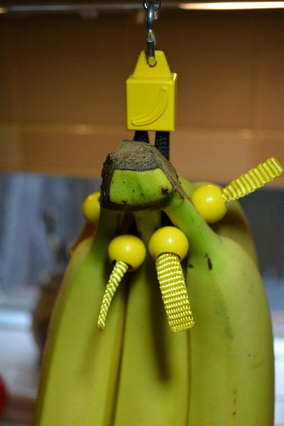 The Banana Bungee a unique banana holder that can also hold a