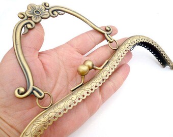 Large Brass Frame Bag_NUA00429/00214_Bronze Large Frames_ of 21 cm_8.4 "_Pack 1 pcs