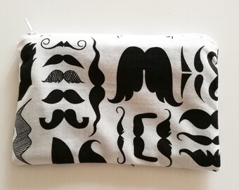 Theme clutches with moustache (mustache)
