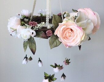 Blush Floral Mobile