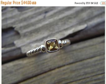 ON SALE Citrine ring handmade in sterling silver