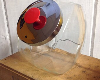 Vintage Glass canister storage container