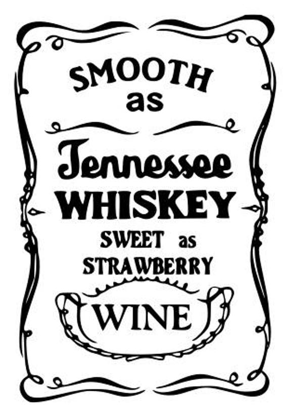 Download Smooth as tenessee whiskey SVG File Quote Cut File