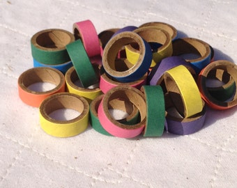 Birdie Bagels 1" Bitty Bites (qty 25) Bird Toy Parts