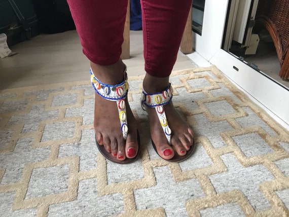 MASAI COWRY SANDALS