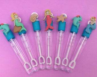 Mermaid Favor, Mermaid Bubble Favor, Under the Sea Favor, Mermaid Party Supplies