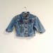Vintage Denim Blue Jean LEVI Jacket / Size 18 Month Toddler Kids Unisex Levi Strauss All Cotton Coat