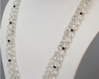 VINTAGE CRYSTAL NECKLACES