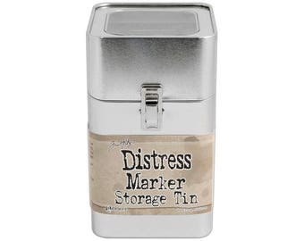 Tim Holtz Distress Marker Storage Tin by Ranger