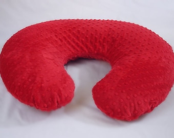 Red Boppy Pillow Cover Nursing Pillow Ruby