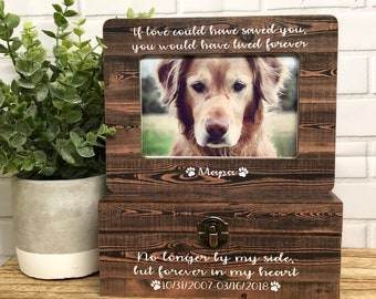 Pet Loss| Pet Loss Frame| Keepsake Box| Memorial Pet Urn| Pet Keepsake Box| Personalized Pet Loss| Dog Urn| Pet Loss Memory Box| Dog Frame