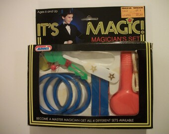 Vintage It's Magic! Children's Magician Set by Mannix- MISB- Set #2 of 4