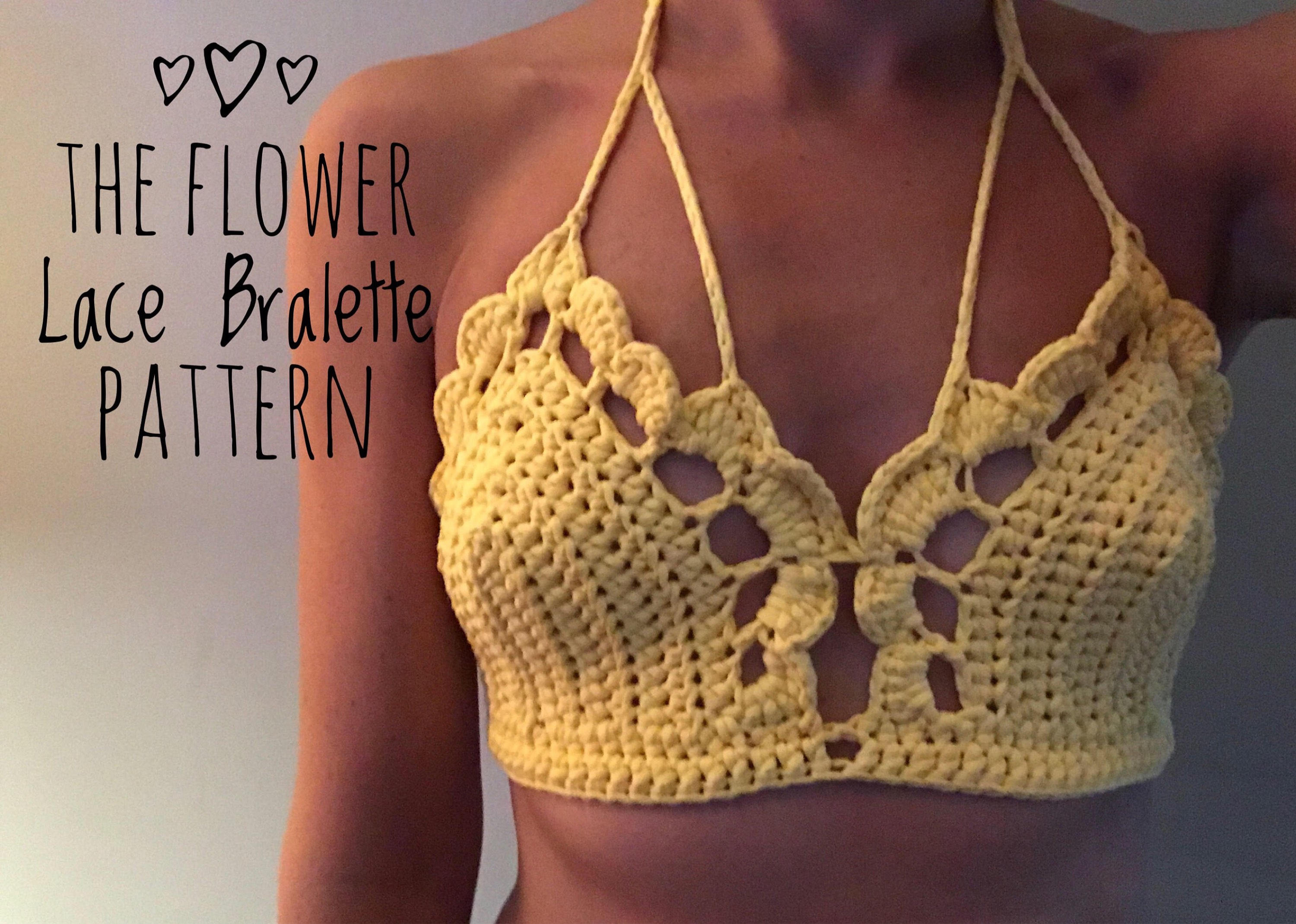 Crochet bralette PATTERN crochet top pattern Bralette Top