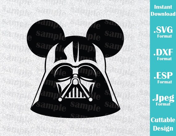 Download INSTANT DOWNLOAD SVG Star Wars Disney Inspired Darth Vader