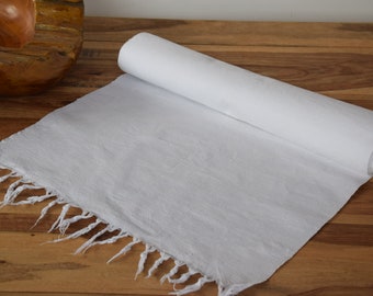 Antique French Linen Roll C. 1910 Material Homespun Organic Pure Linen Upholstery Fabric