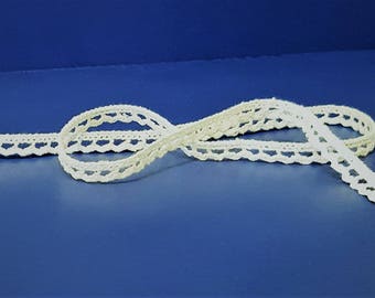 Cluny Lace All Cotton Handmade White 3/4 in. Wide