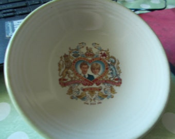 vintage charles and di saucer and key ring collectors FREE P & P