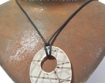 Pebble necklace pendant