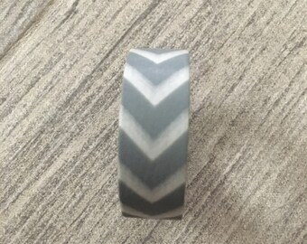 Grey ombré washi tape grey chevron tape
