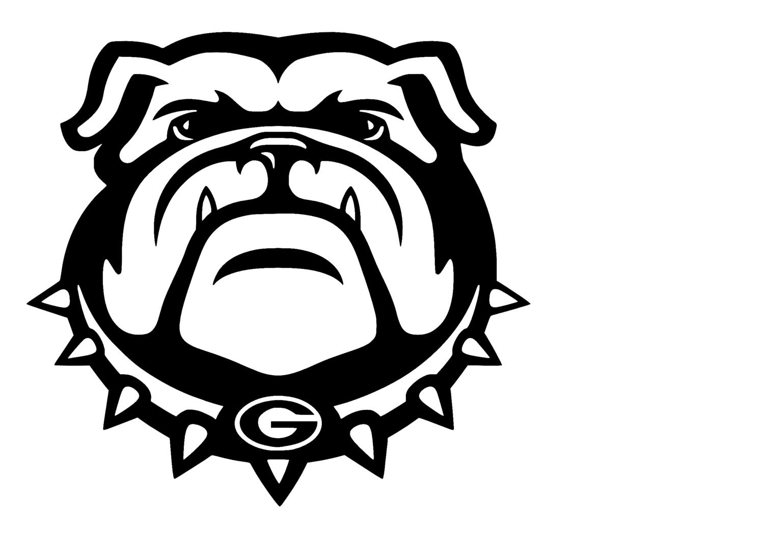 University of Georgia Bulldogs Decal SVG Cut Files Instant Download ...