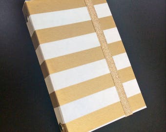 Weekly planner AGENDA PERSONAL to do list contacts GOLDEN medium A6
