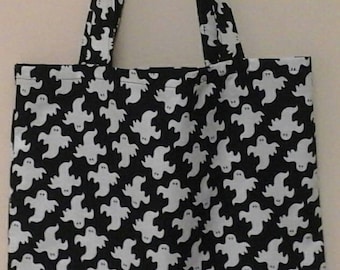 Ghost Reversible Trick or Treat Bag