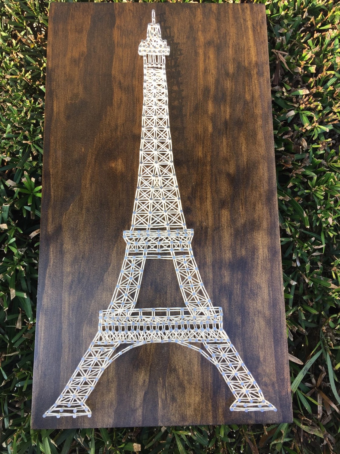 MADE TO ORDER Paris Eiffel Tower String Art  Wooden Board