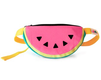 Watermelon Bumbag. Watermelon fanny pack. Tropical bag. Melon purse. Fun accessory. Fruit.