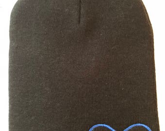 The Endless Night infinity logo beanie