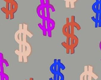 Money Fabric, Dollar Signs Fabric, Windham Fabric 36139 fabric / Yardage and Fat Quarter