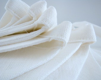 Fabric Flag Banner / Pennant / Bunting / White / Wedding / Christening