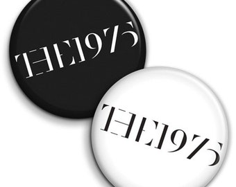 Set of 2 - The 1975 - Button Badge - 25mm 1 inch - Indie, Music