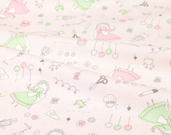 Japanese Fabric Megumi Sakakibara - Osaihou - pink - 50cm