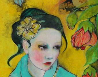 The Beauty That Surrounds You -ACEO Open edition reproduction by Maria Pace-Wynters